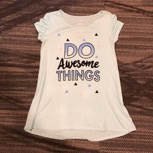 Girls justice “ Do Awesome Things” t-shirt